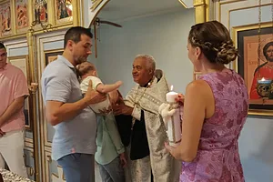 Таинство Крещения младенца Луки. — миниатюра 2
