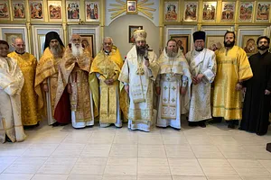 Архипастырский визит Первоиерарха РПЦЗ Николая, митрополита Восточно-Американского и Нью-Йоркскского в православную миссию во имя Казанской иконы Божией Матери г.Сосуа. Доминиканская Республика. — фото 1