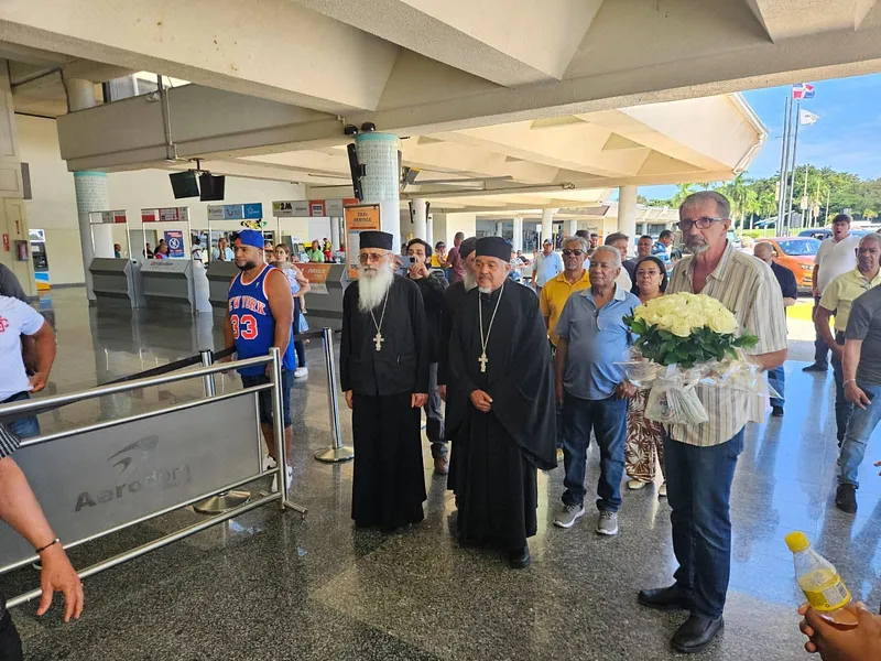 Архипастырский визит Первоиерарха РПЦЗ Николая, митрополита Восточно-Американского и Нью-Йоркскского в православную миссию во имя Казанской иконы Божией Матери г.Сосуа. Доминиканская Республика. — фото 2