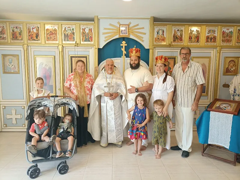 Таинство Венчания раба Божьего Серафима и рабы Божией Агнессы.