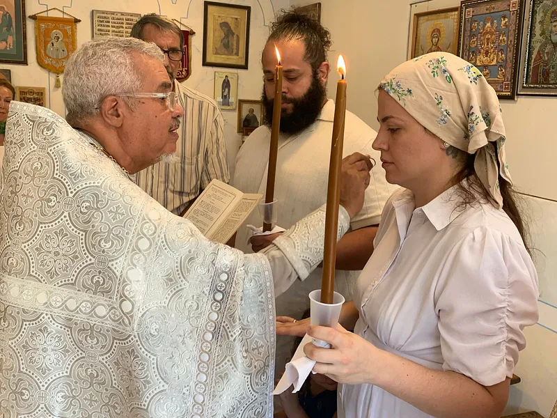 Таинство Венчания раба Божьего Серафима и рабы Божией Агнессы. — фото 2