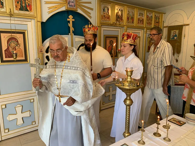 Таинство Венчания раба Божьего Серафима и рабы Божией Агнессы. — фото 9