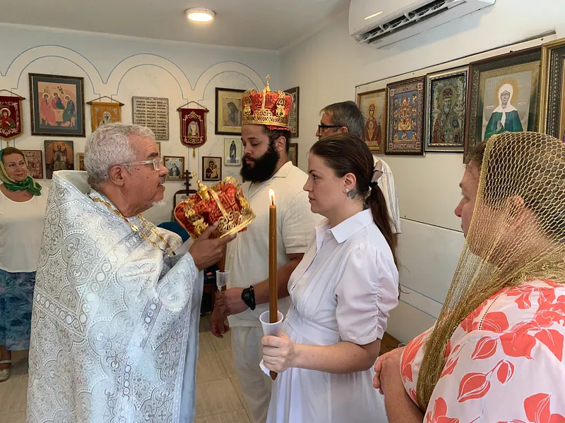 Таинство Венчания раба Божьего Серафима и рабы Божией Агнессы. — фото 4