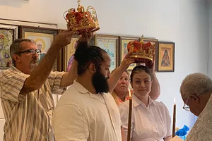 Таинство Венчания раба Божьего Серафима и рабы Божией Агнессы. — фото 5