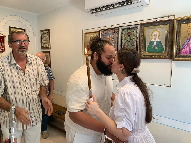 Таинство Венчания раба Божьего Серафима и рабы Божией Агнессы. — фото 10